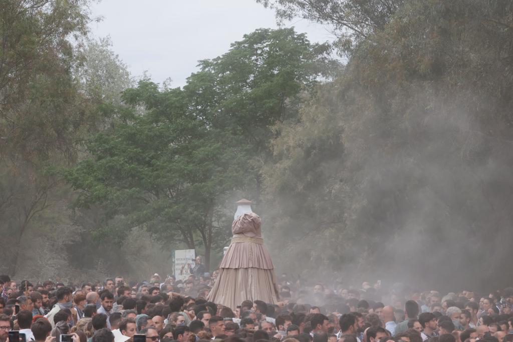 La Virgen del Rocío ya va camino de la aldea