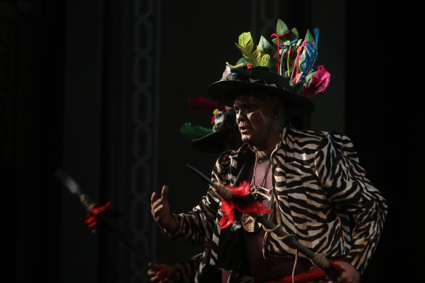 Fotos: Chirigota &#039;Entre sábanas, selvas y ríos... este año vamos al Rocío&#039; en el COAC 2022. Carnaval de Cádiz