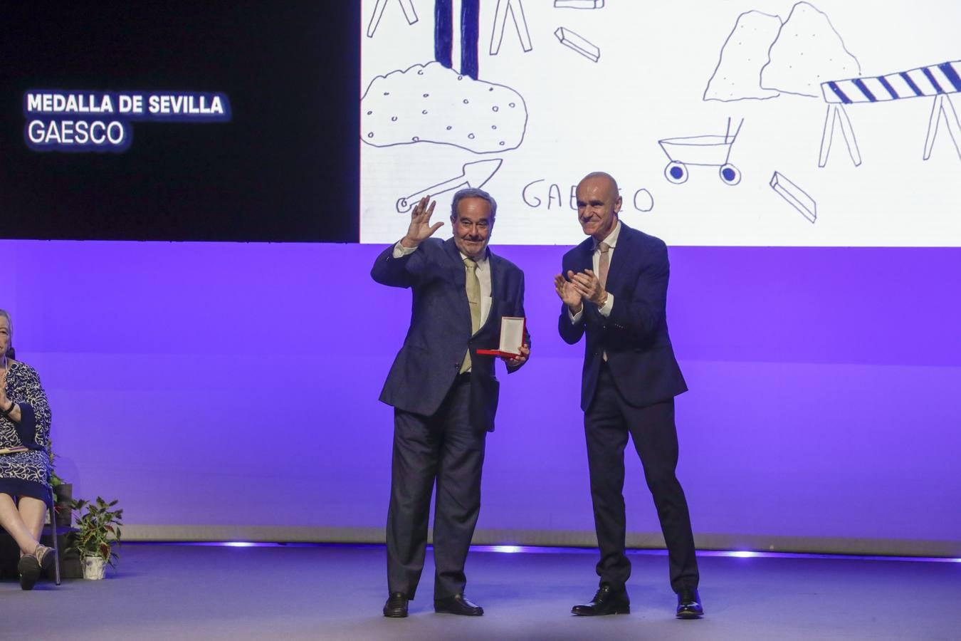 Acto de entrega de las Medallas de Sevilla