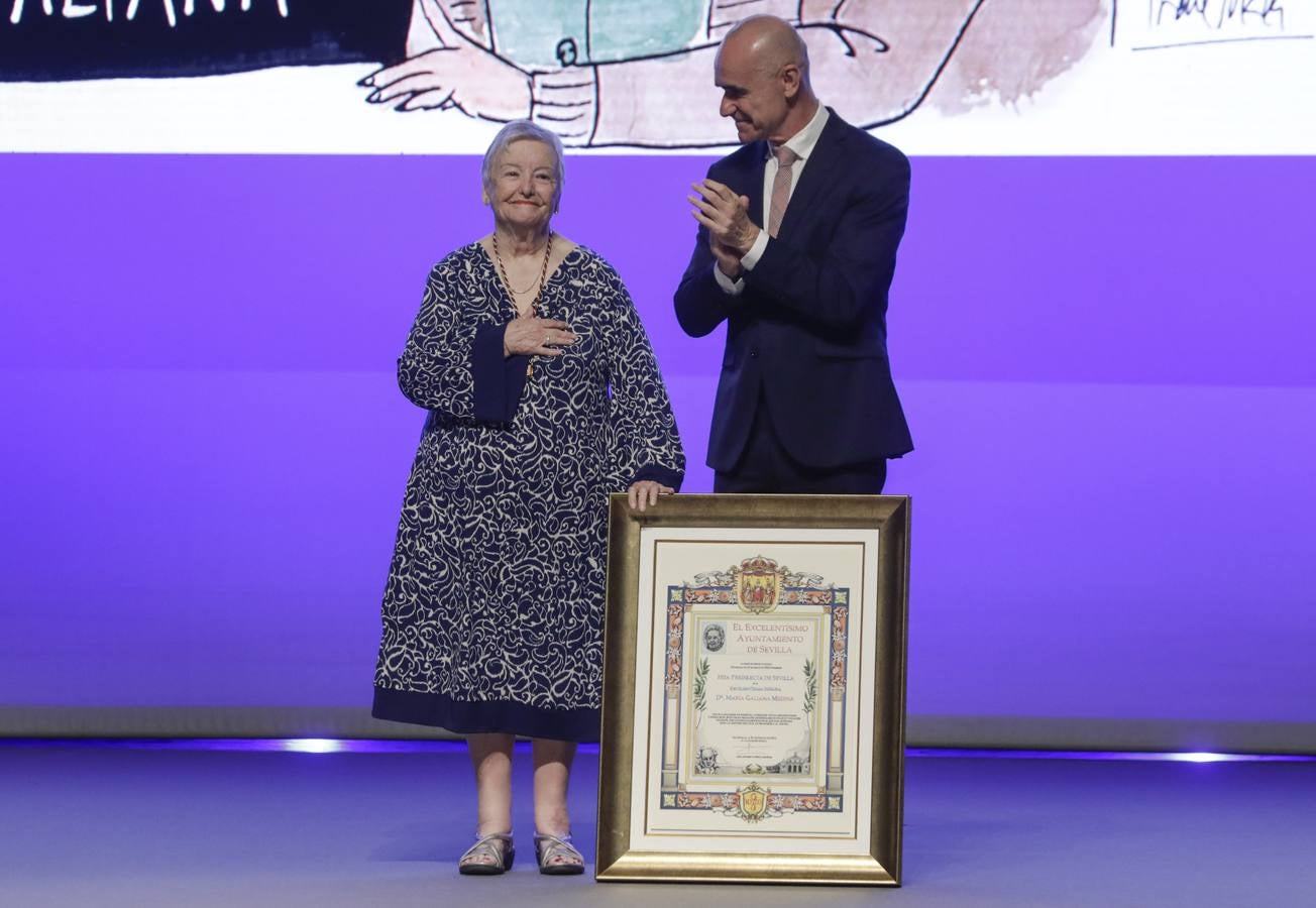 Acto de entrega de las Medallas de Sevilla