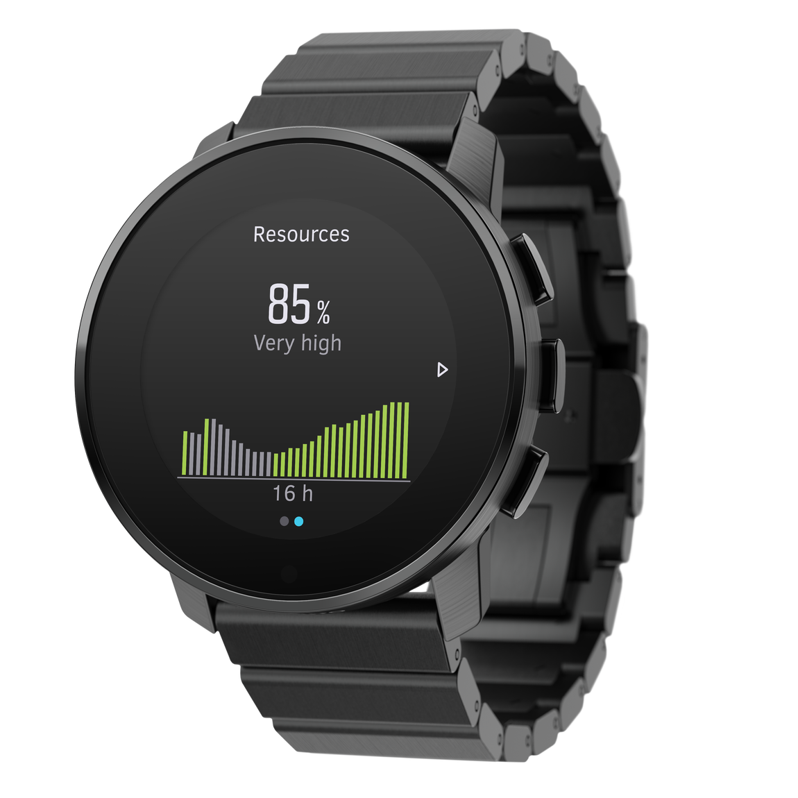 Lujo en la muñeca: Suunto 9 Peak Full Titanium Black Hecho. Este elegante modelo que incluye un brazalete de titanio de alta calidad, una correa deportiva de silicona flexible, recubrimiento de carbono como diamante en las piezas metálicas y cristal de zafiro es apto para cualquier momento y situación. Se trata del diseño más delgado y resistente de Suunto hasta la fecha. Incluye brújula, altímetro, más de 80 modos de deporte, medidor de frecuencia cardíaca, seguimiento del sueño, funciones meteorológicas, conectividad Bluetooth y control del nivel de estrés, entre otras cosas. Para aquellos que no quieran perder el ritmo ni buceando, este dispositivo es resistente al agua hasta 100 metros de profundidad. Su batería ofrece 25 horas de duración. Precio: 979 euros.