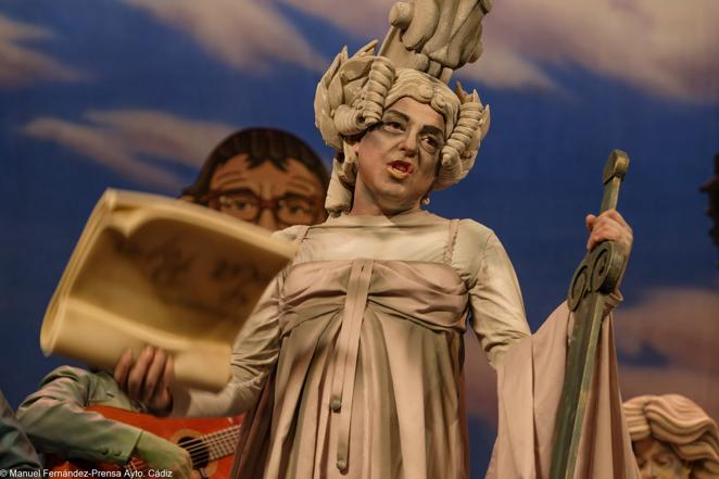 Fotos: Chirigota Los caraduras de Cai en la Final del COAC 2022