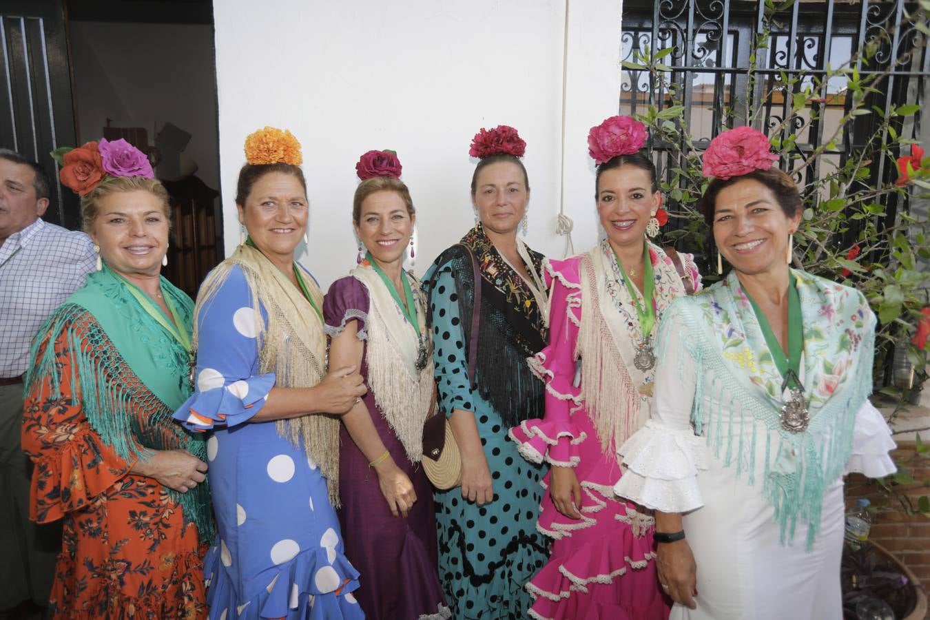 Ana González, María Victoria Barón, Sandra Barón, Meme Morales, Helena Barrio y Barbara Barón