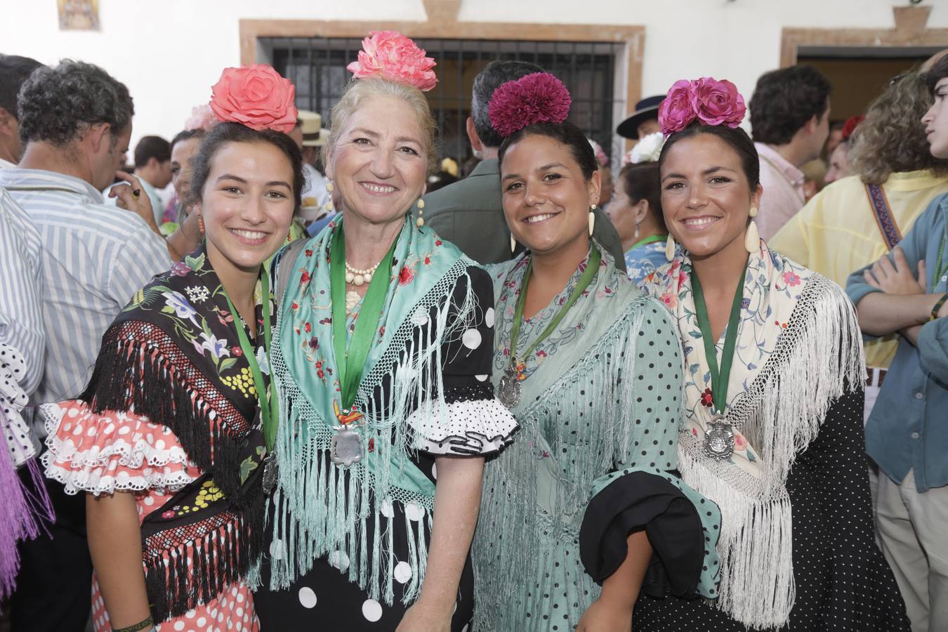 Barbara Duque, Marta Barón, Reyes Rivas y Rocío Rivas