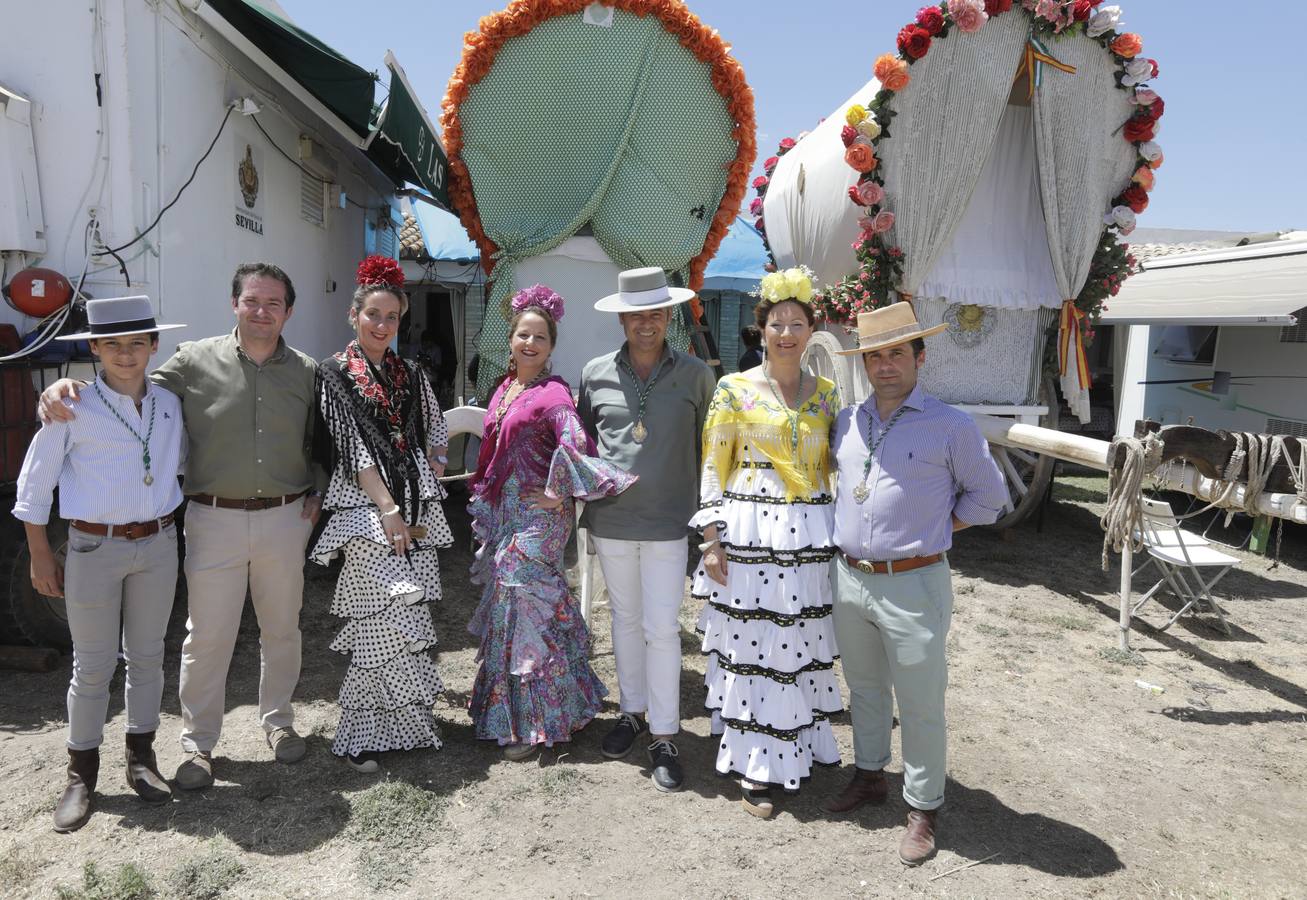 Jesús Ortiz, Salvador Herrera, Nati Durán, María Asunción Ortiz, Ángel Álvarez, Macarena Sousa y Ángel Ortiz