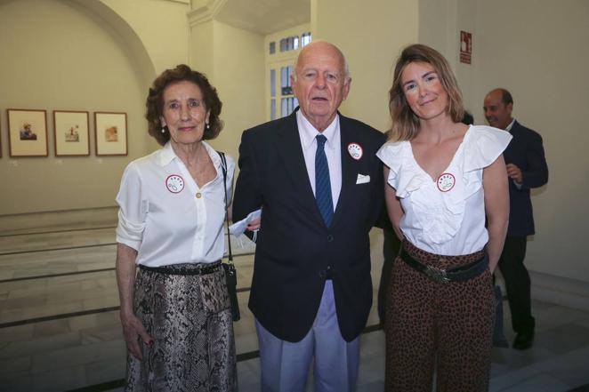 María Luis Guardiola, Luis Manuel Halcón de la Lastra y Blanca Gastalver