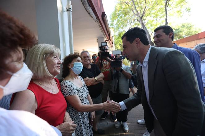 La visita de Juan Manuel Moreno a Córdoba, en imágenes