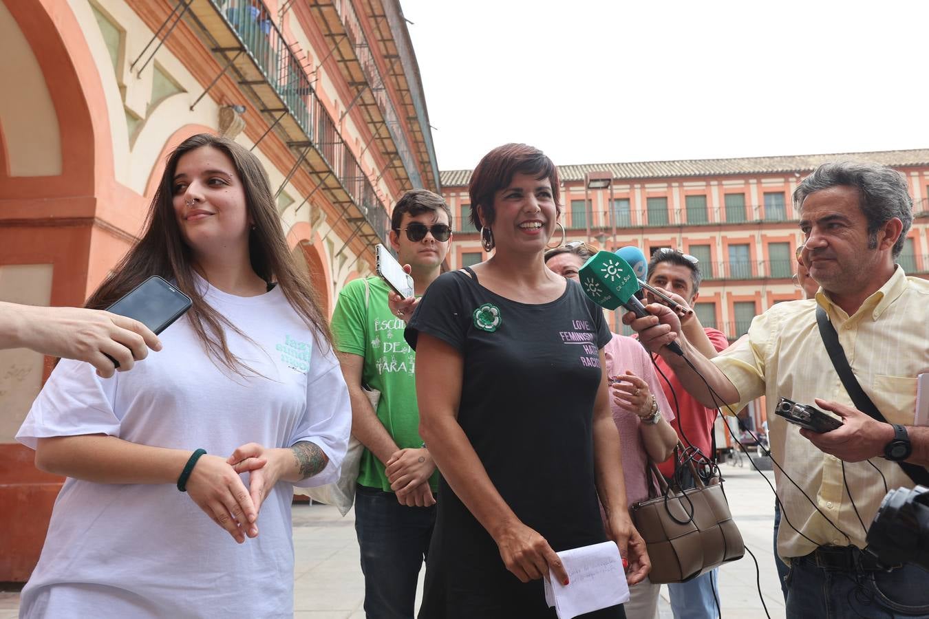 La visita de Teresa Rodríguez a Córdoba, en imágenes