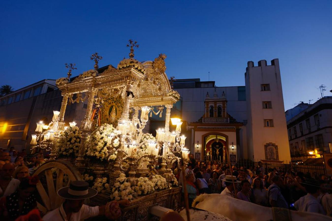 La hermandad del Rocío de Sevilla ya está en la ciudad