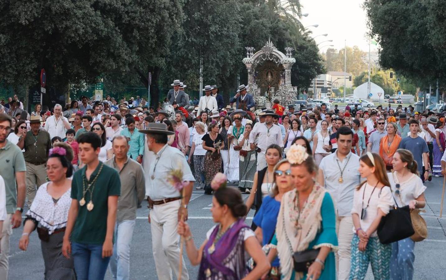 La hermandad del Rocío de Sevilla ya está en la ciudad