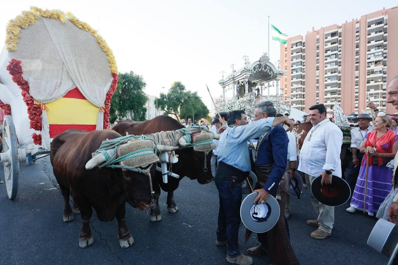 La hermandad del Rocío de Sevilla ya está en la ciudad