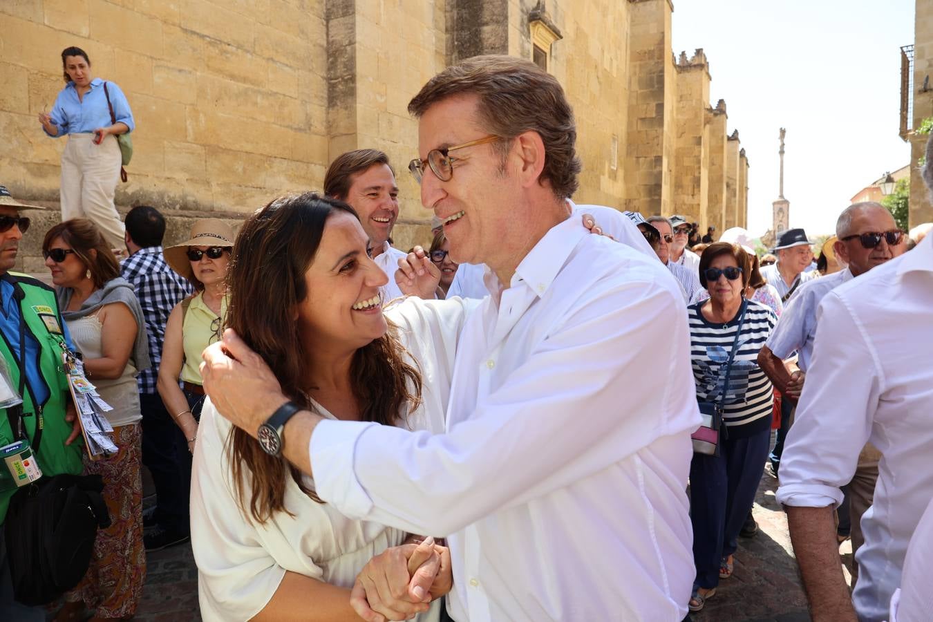 El acto de Feijóo en Córdoba, en imágenes