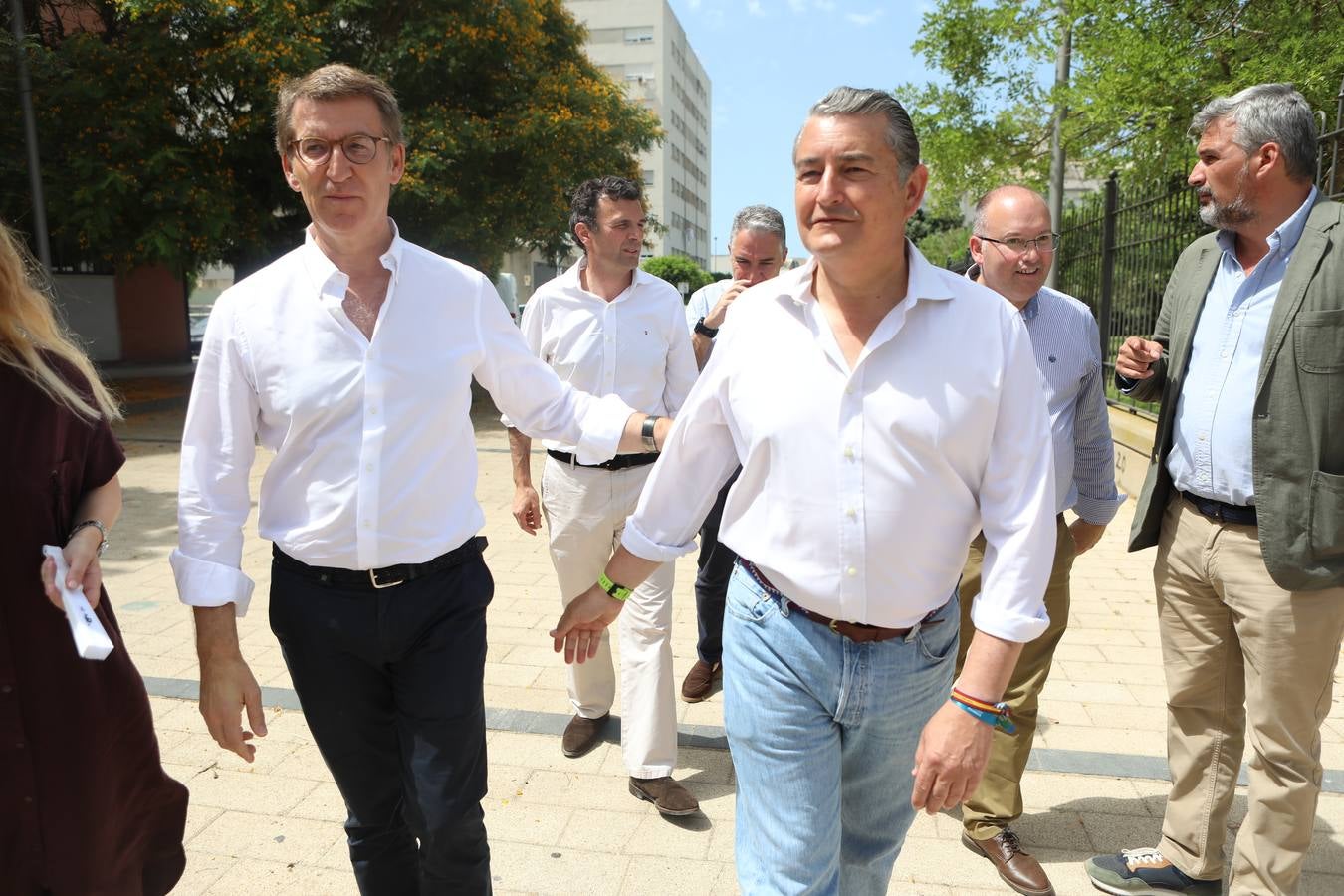 Fotos: Feijóo pide el voto en Cádiz «para seguir construyendo una tierra más libre»