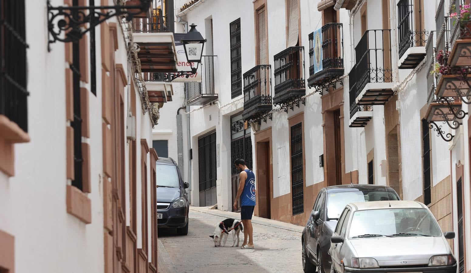 La vida en Montoro bajo el calor intenso, en imágenes