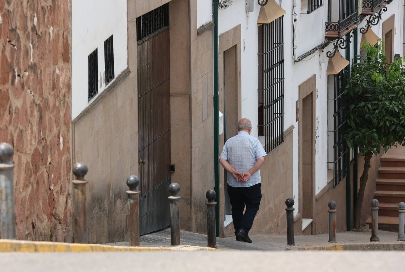 La vida en Montoro bajo el calor intenso, en imágenes