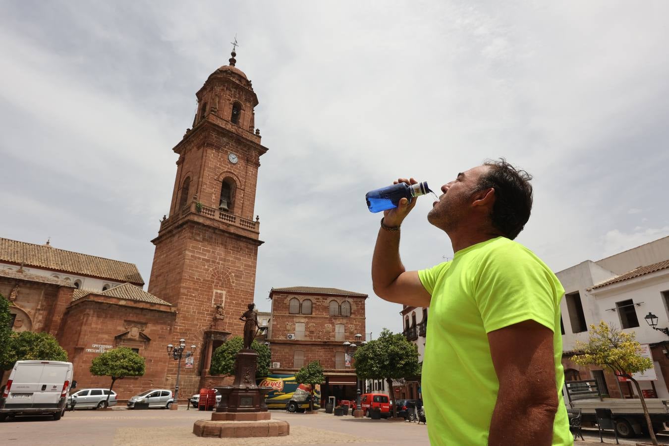 La vida en Montoro bajo el calor intenso, en imágenes