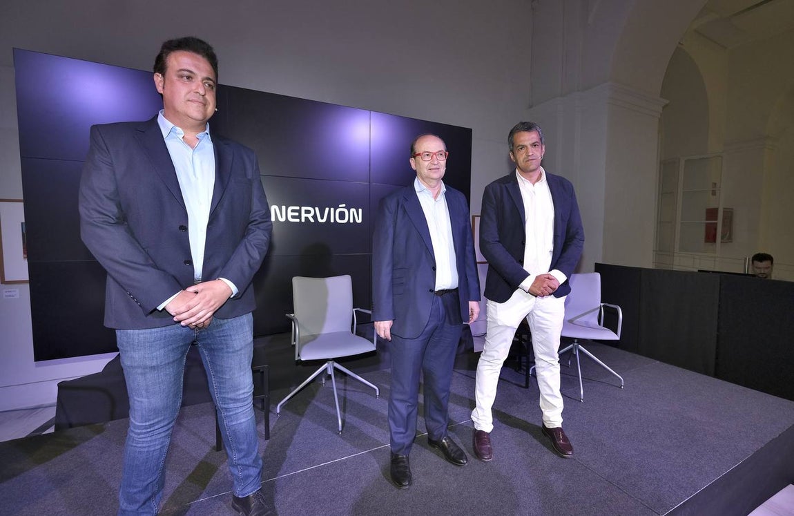 Encuentro con José Castro, presidente del Sevilla FC, en imágenes