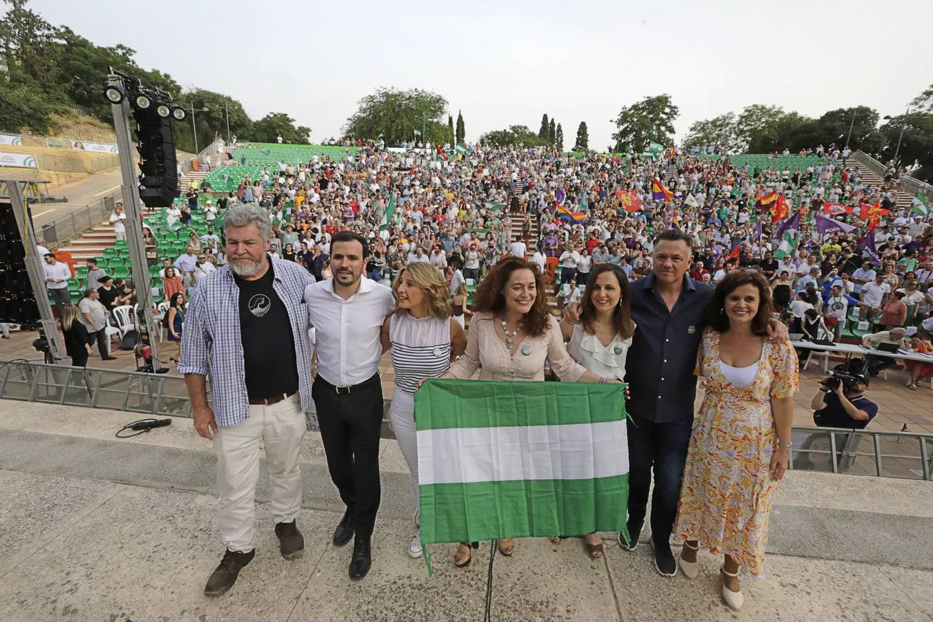 Desembarco de ministros para apoyar a la candidata de Por Andalucía, en imágenes