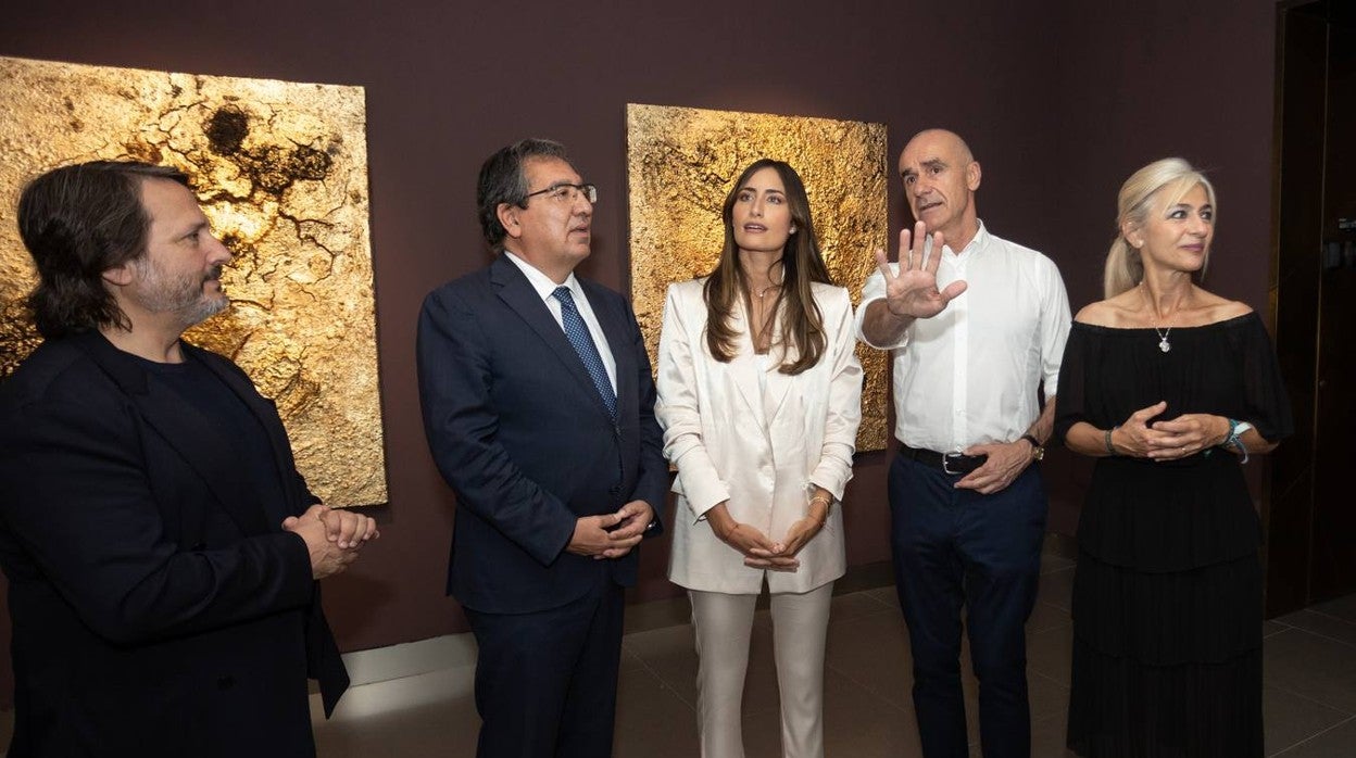 Inauguración de la exposición de Rachel Valdés en la Fundación Cajasol, en imágenes