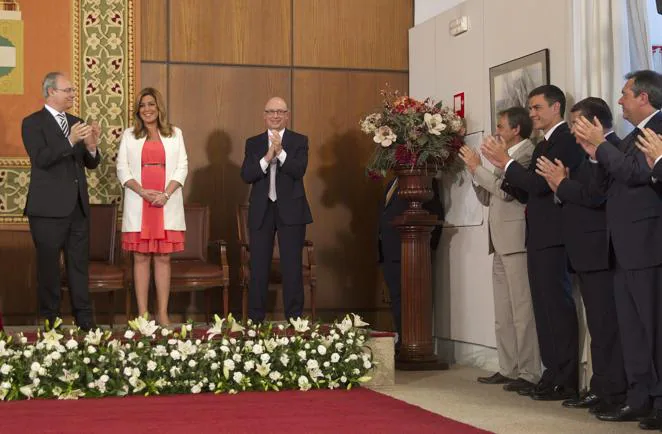 Junio 2015. Susana Díaz toma posesión como presidenta de la Junta de Andalucía tres meses después de ganar las elecciones