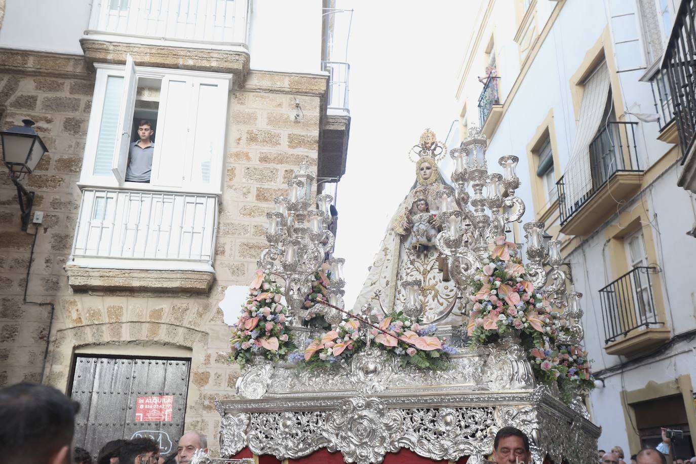 Traslado de la Patrona de Cádiz a la Catedral