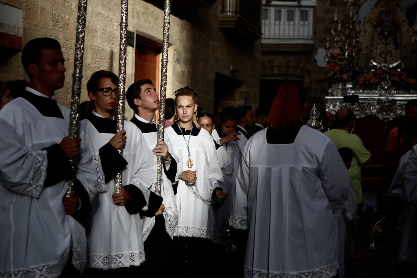 Traslado de la Patrona de Cádiz a la Catedral