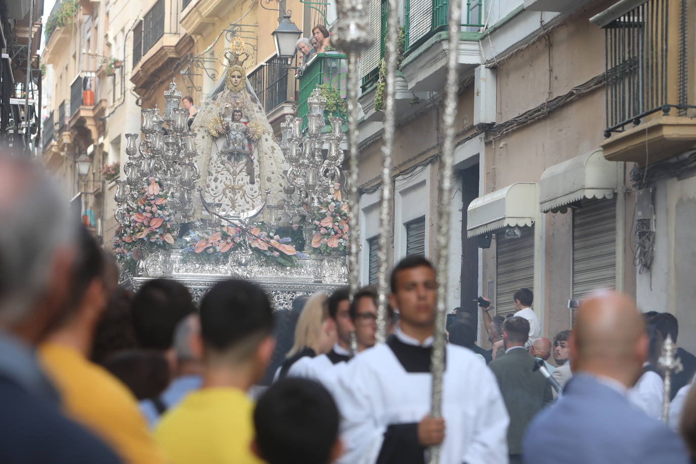 Traslado de la Patrona de Cádiz a la Catedral