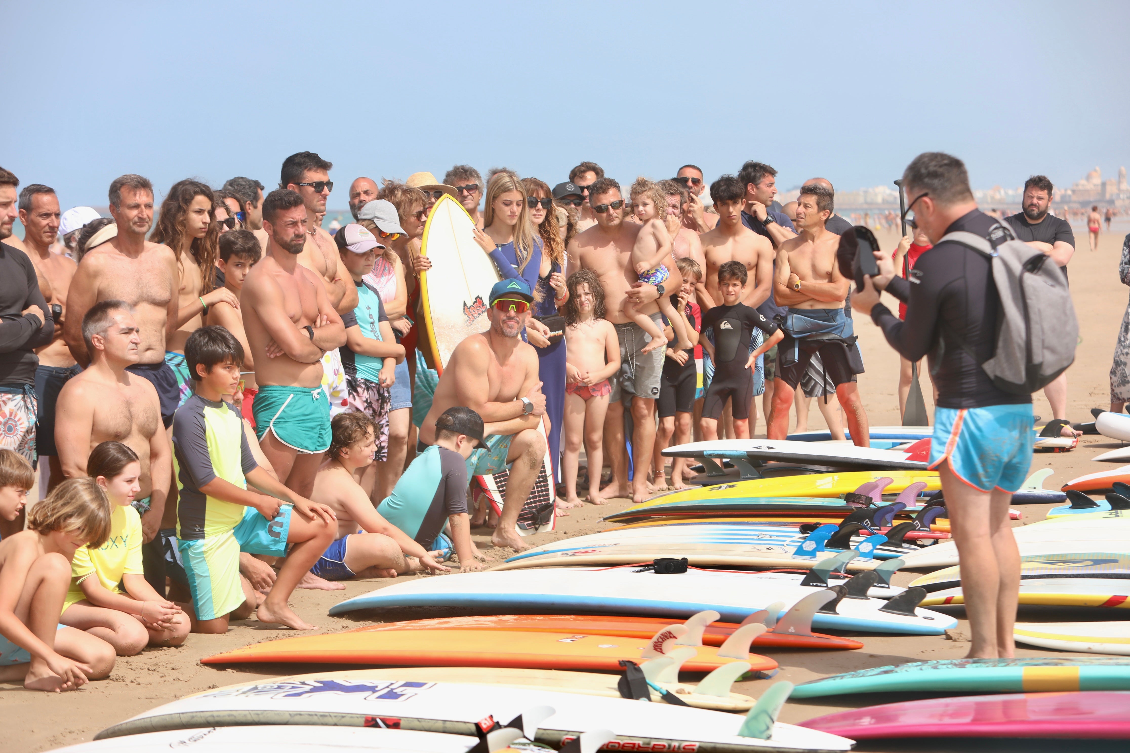 En imágenes: Homenaje a &#039;Bori&#039; en la playa de la Victoria