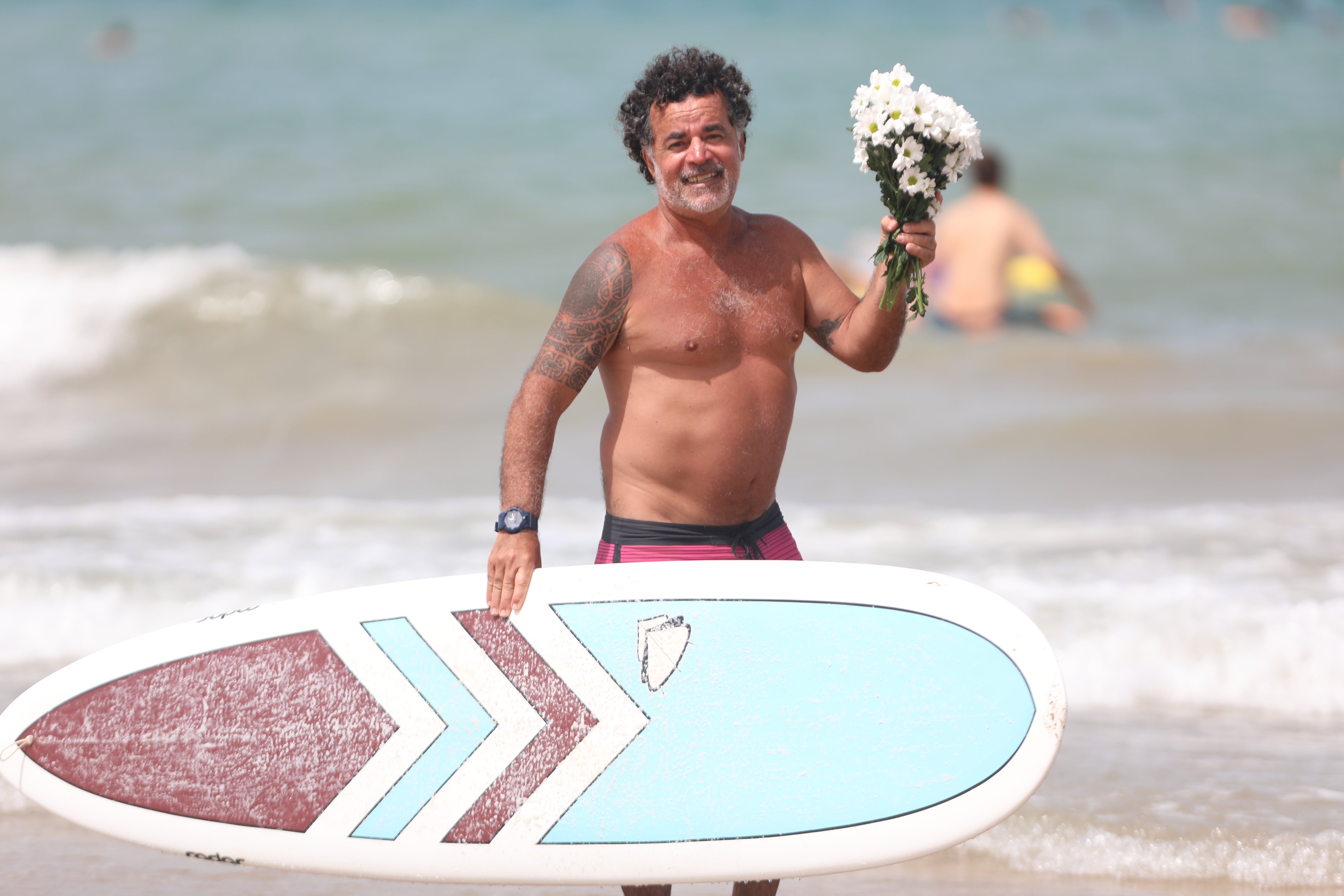 En imágenes: Homenaje a &#039;Bori&#039; en la playa de la Victoria