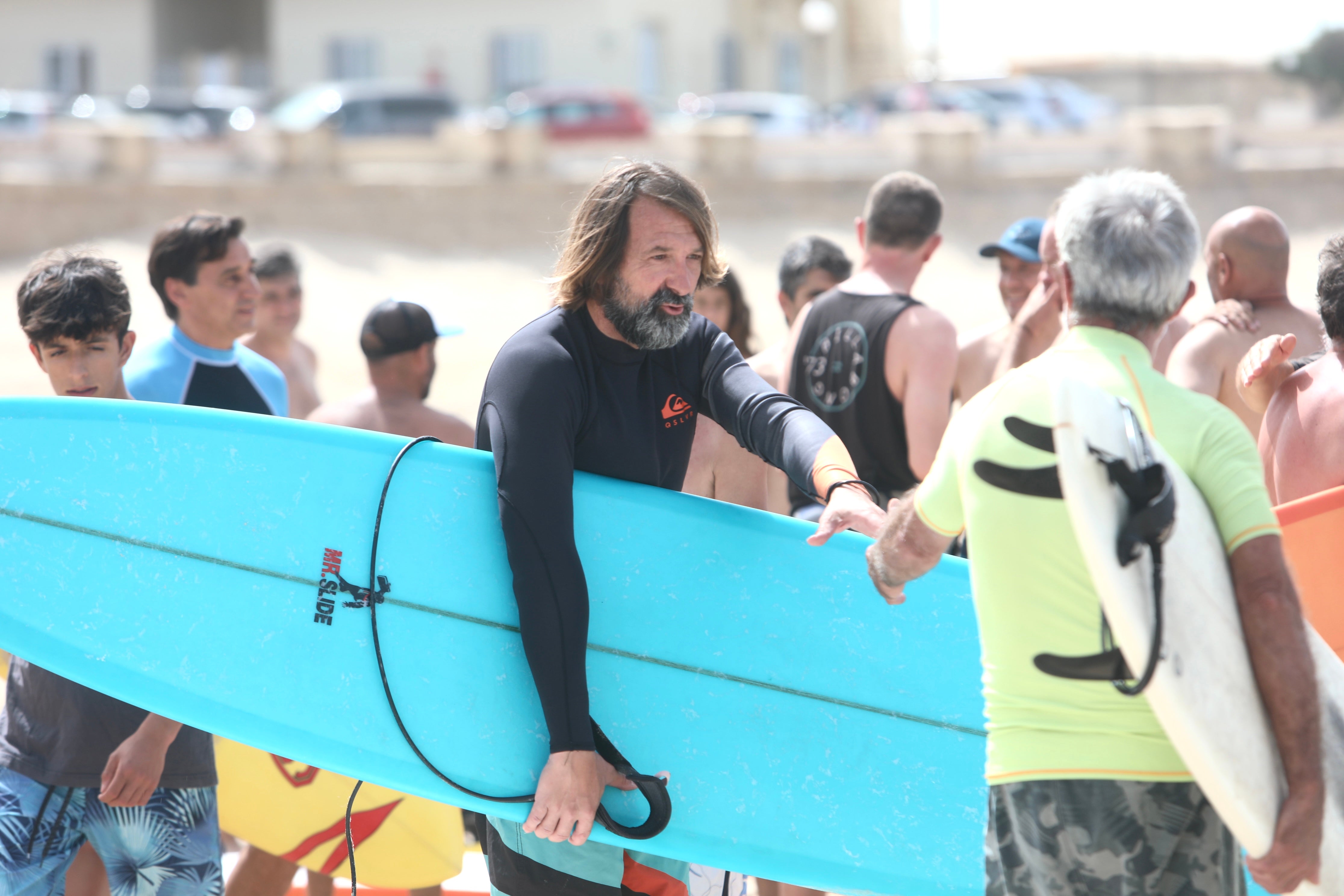 En imágenes: Homenaje a &#039;Bori&#039; en la playa de la Victoria