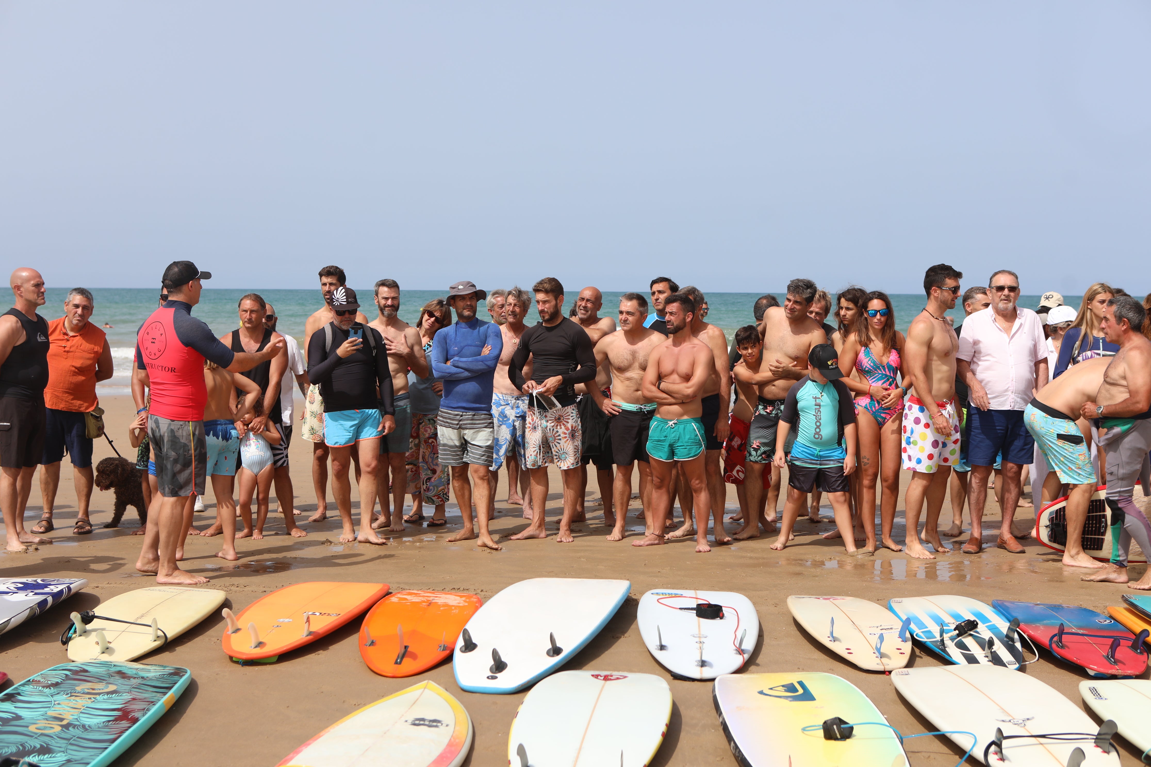 En imágenes: Homenaje a &#039;Bori&#039; en la playa de la Victoria