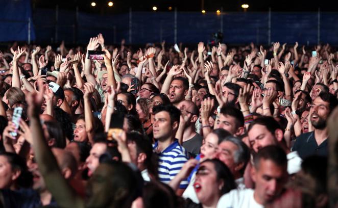 Multitudinario concierto de Leiva en Toledo