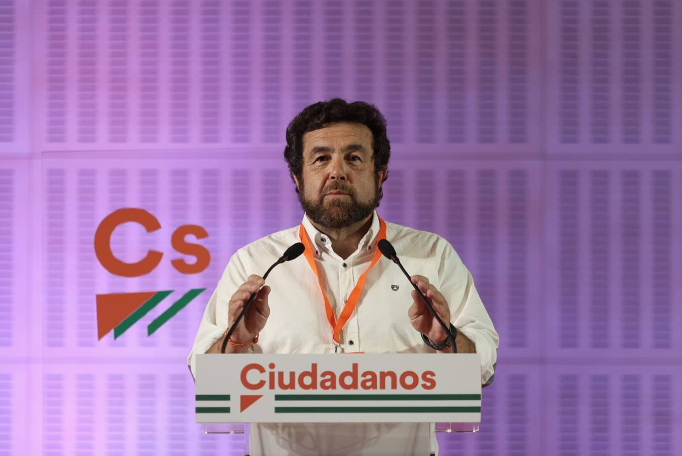 Juan Marín asume la desaparición de Ciudadanos en el Parlamento andaluz, en imágenes