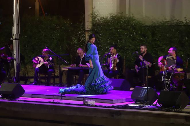 La Noche Blanca del Flamenco desde el Alcázar al Zoco y San Agustín, en imágenes