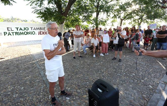 La Plataforma en Defensa del Tajo ha vuelto a recuperar las concentraciones mensuales