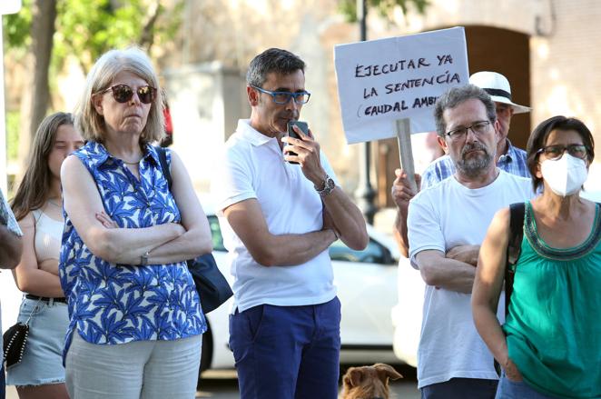 La Plataforma en Defensa del Tajo ha vuelto a recuperar las concentraciones mensuales