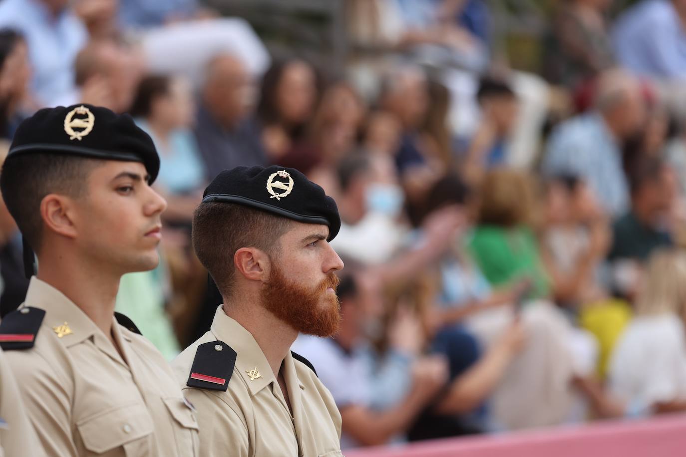 En imágenes, el desfile de la BRI X para despedir al contingente que marcha a Letonia