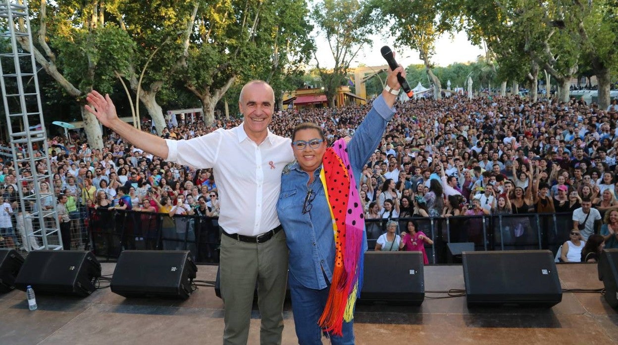 María del Monte, pregonera del Orgullo en Sevilla