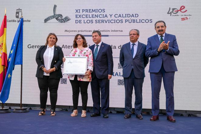 Las mejores imágenes de los IX Premios a la Excelencia y Calidad en la Prestación de Servicios Públicos de Castilla-La Mancha