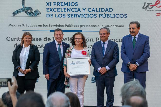 Las mejores imágenes de los IX Premios a la Excelencia y Calidad en la Prestación de Servicios Públicos de Castilla-La Mancha