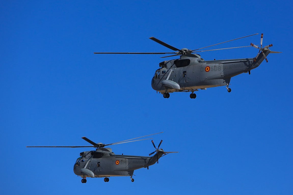 En imágenes: Así ha sido la despedida de los dos últimos helicópteros &#039;Morsa&#039; de la Armada