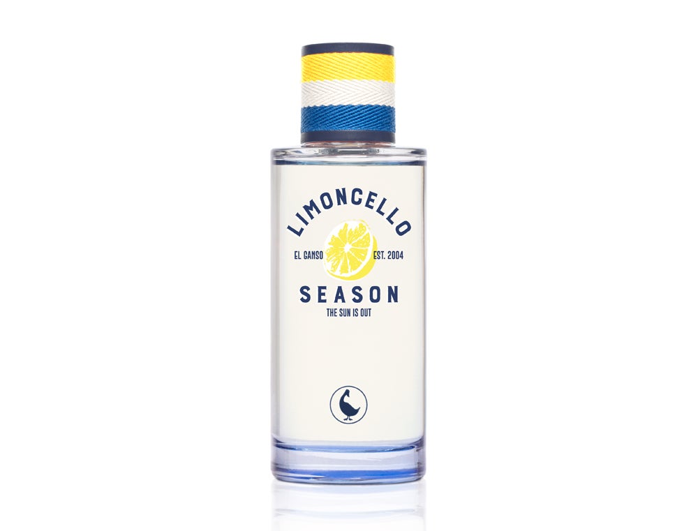 Limoncello Season Verbena de El Ganso: 63,50 €, 125 ml.. La fragancia que mejor combina con el buen tiempo, con notas cítricas junto a un acorde ozónico para dejar huella. Limoncello Season Verbena de El Ganso es un fougère-cítrico, una explosión de frescura y diversión.