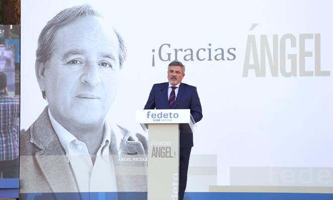 Todas las imágenes del homenaje a Ángel Nicolás