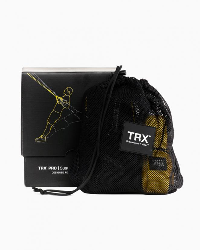 TRX Suspensión Pro 3. Es un gimnasio en una bolsa: Puedes construir rutinas completas usando sólo el TRX Adaptable para el nivel de cada uno: Permite hacer los ejercicios más fáciles o más difíciles cambiando los ángulos. Puedes encontrarlo en Boomfit rebajado de 240 euros a 87,90.