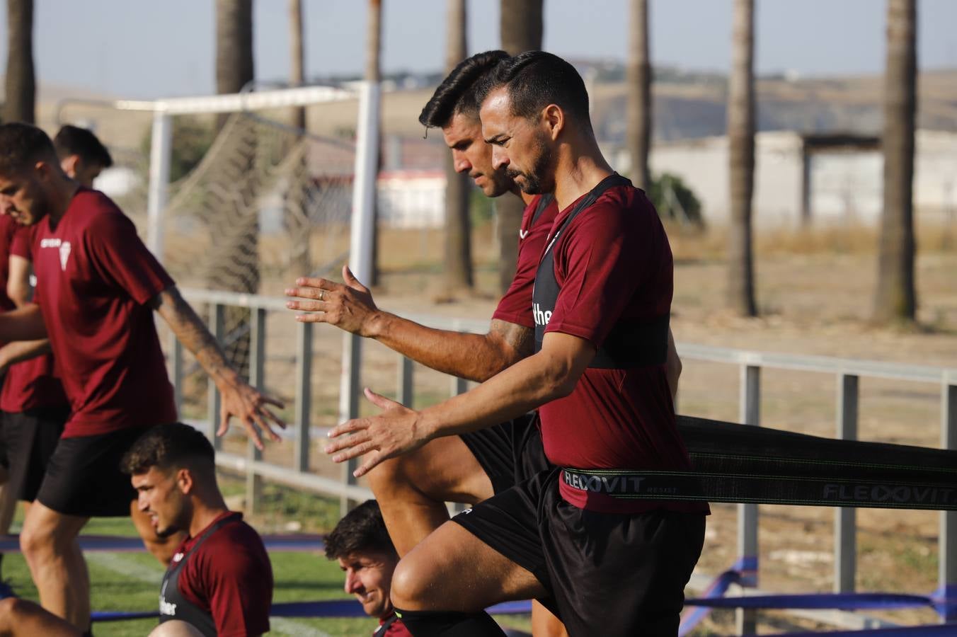 El primer entrenamiento de la temporada del Córdoba CF, en imágenes