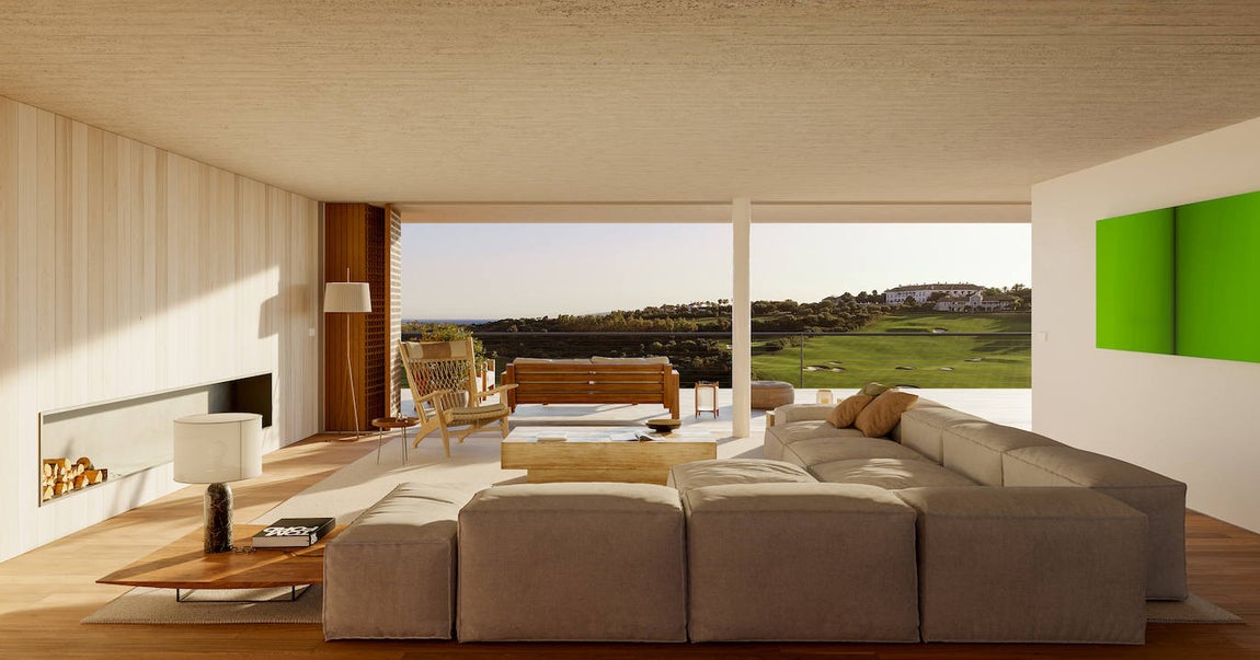 Luz natural. La luz es una auténtica obsesión para el arquitecto Kogan, y por ello es un aspecto muy cuidado en estas exclusivas casas. Todos los espacios de la vivienda disfrutan de luz natural, gracias a los ventanales Panoramah de suelo a techo. El control de la luminosidad se realiza con total precisión mediante unas lamas regulables y orientables y además por los musharabis, mallorquinas de los porches.