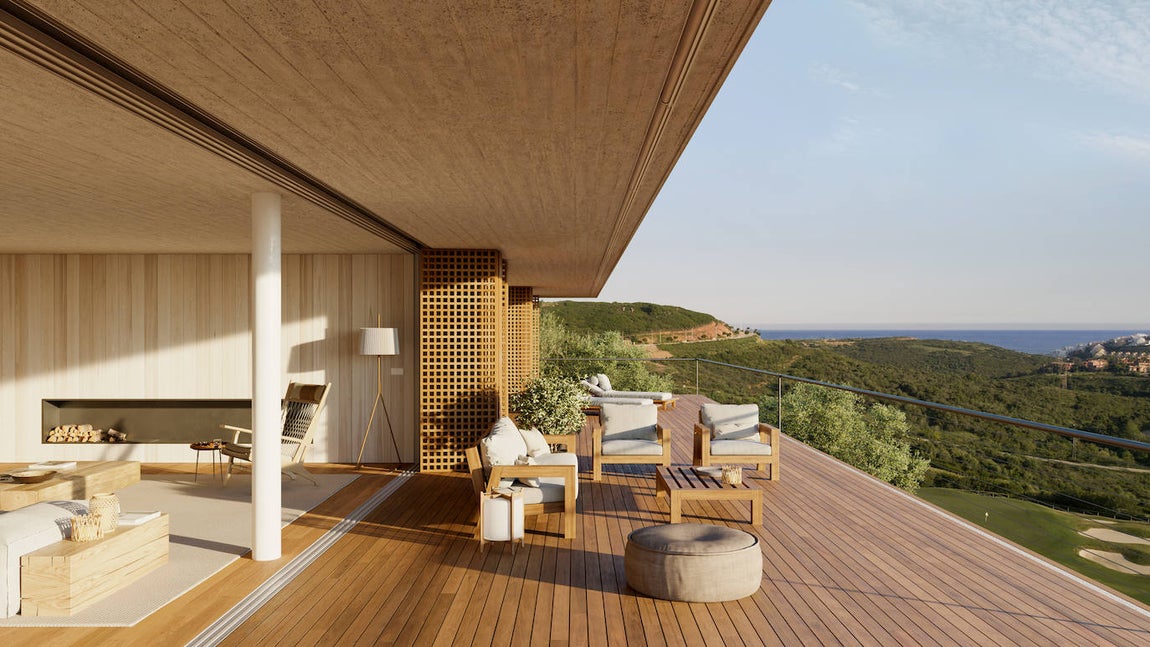 Materiales de la más alta calidad. Como no podía ser de otra forma en una urbanización de lujo, todo se ha cuidado al detalle. Destaca la alta calidad de los materiales, acabados e instalaciones, con el objetivo del bajo consumo y la ecología: la fachada, la cubierta, los revestimientos, la impermeabilización e incluso las instalaciones de calefacción, climatización, ventilación, carpintería exterior, fontanería y ACS, electricidad y telecomunicaciones están diseñadas para garantizar alta eficiencia energética y un consumo bajo.