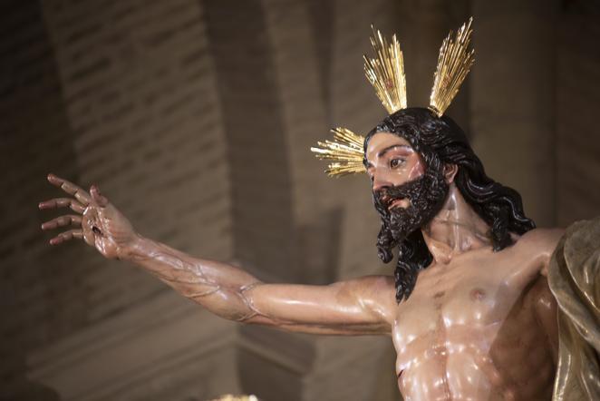 El Señor de la Resurrección en su paso de salida