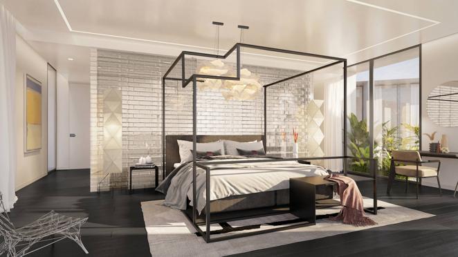 Villas de alta costura. Con una privacidad casi total, conformada de manera única por su arquitectura, las villas hacen de la madera y de un material cerámico sintético reflectante sus grandes protagonistas.