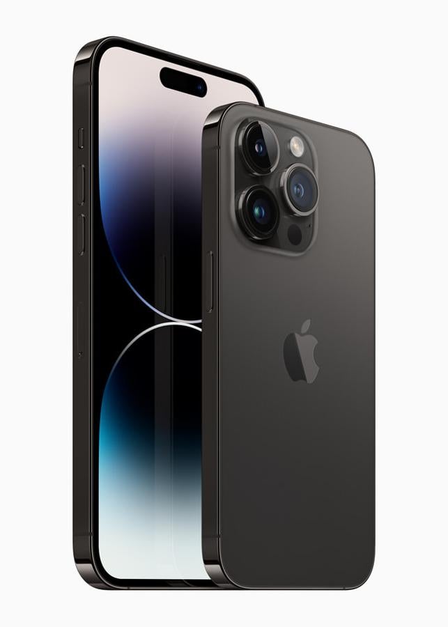 iPhone 14 Pro y el iPhone 14 Pro Max. Lanzado al mercado el pasado mes de septiembre de 2022, el último Iphone es sin duda toda una proeza tecnológicas y un gran regalo para todos esos amantes de la tecnología a los que les gusta estar a la última. Estos nuevos teléfonos de Apple incorporan pantalla siempre activa, la primera cámara de 48 Mpx en un iPhone, detección de accidentes, Emergencia SOS vía satélite y una innovadora forma de recibir notificaciones y actividades con Dynamic Island. Supone el mayor salto de calidad de la marca hasta la fecha. Precio: desde 1.319€ o 1.469€, respectivamente.
